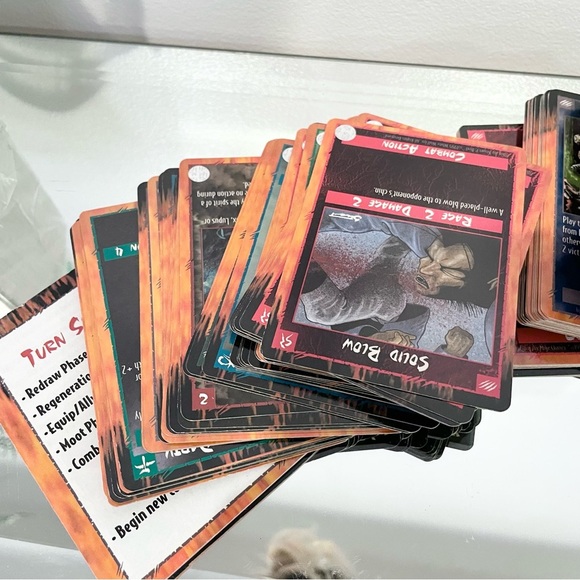 White Wolf Game Studio Rage The Werewolf: The Apocalypse  Trading Card AS IS - Picture 4 of 7